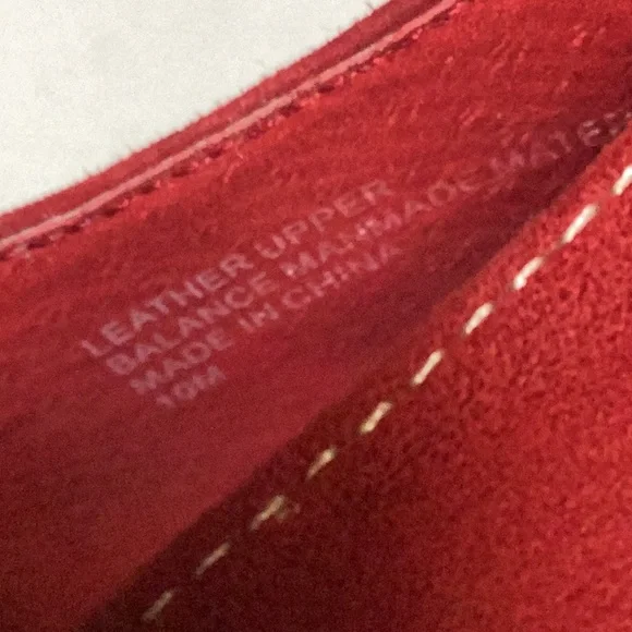 Coldwater Creek Red Leather Suede Point Square Toe Western Ankle Boot Shoes 10 - Picture 3 of 12